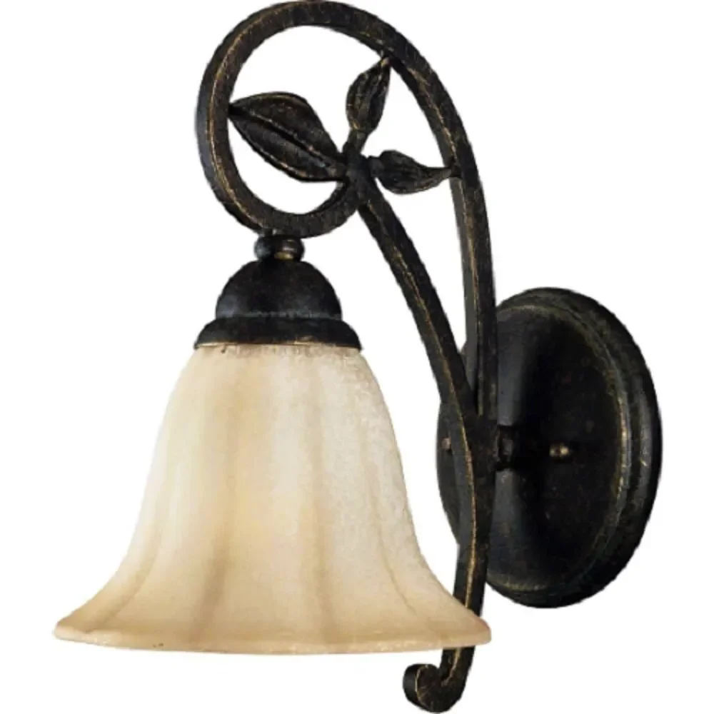 Wall Sconce Light Fixture Victorian Le Jardin Progress Lighting P301284 Espresso
